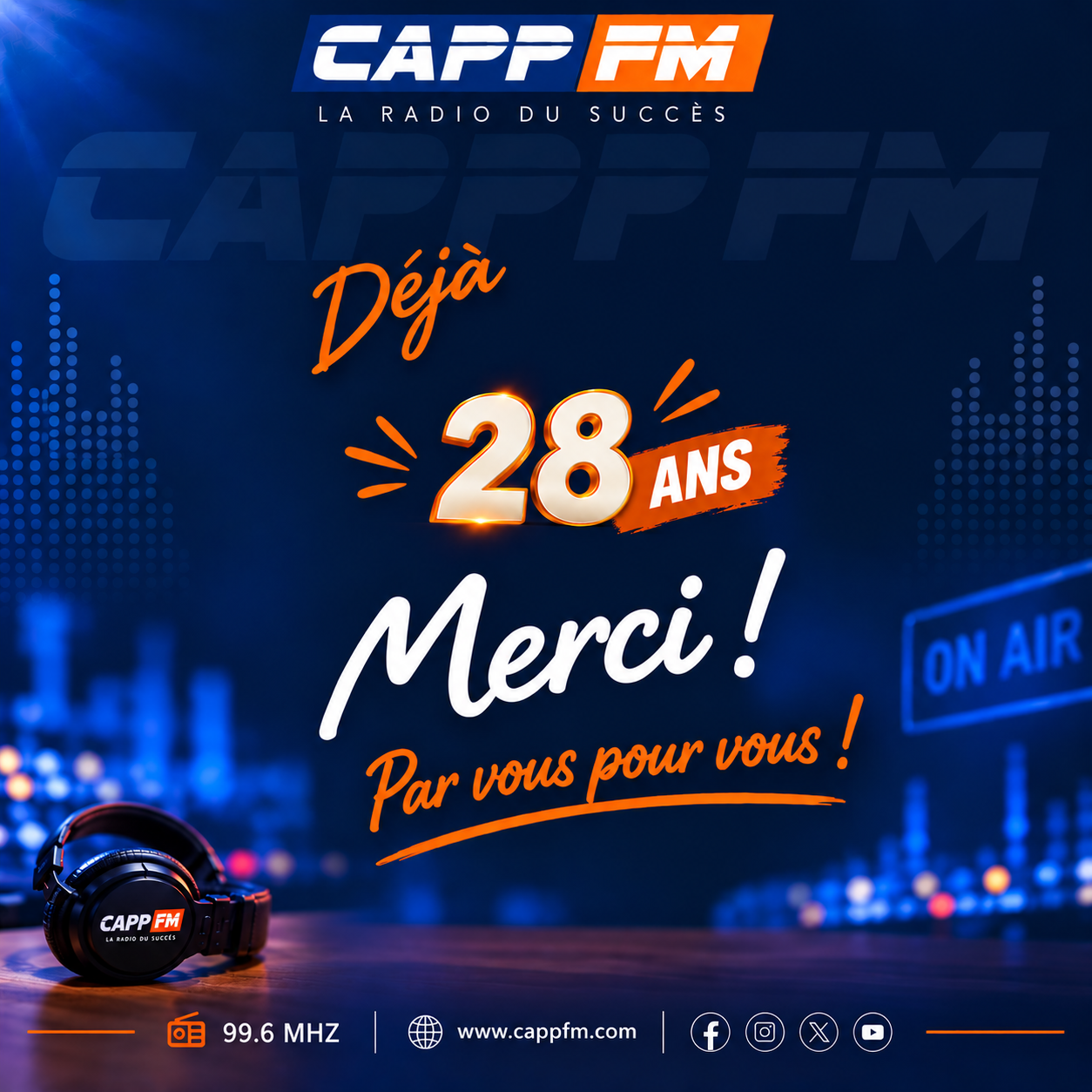 CAPP FM célèbre 28 ans d’engagement au service de l’information de proximité au Bénin